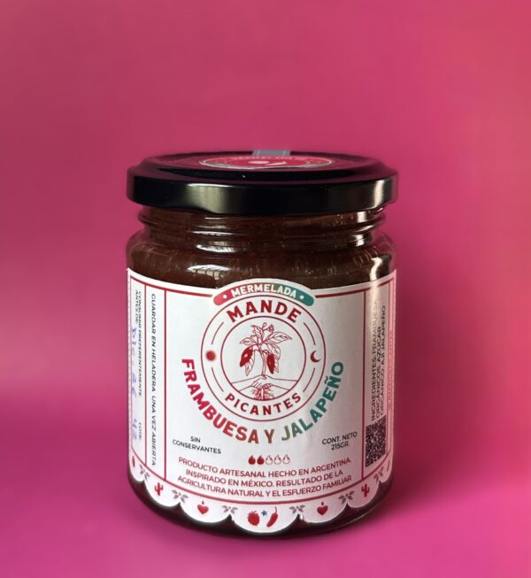 merme frambuesa-jalapeño Mande Ps 1 Mermelada de Frambuesa y Jalapeño